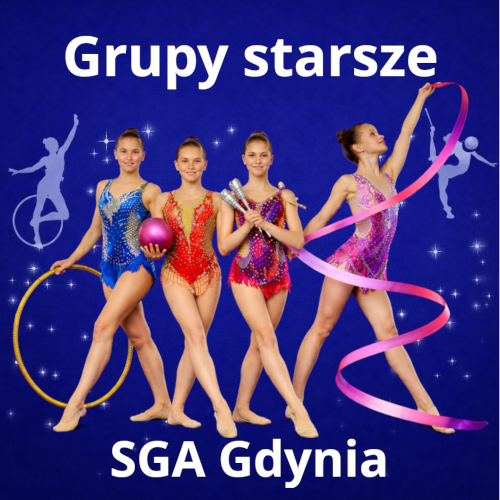 Starsze zawidzoczki gimnastyki artystycznej w SGA Gdynia